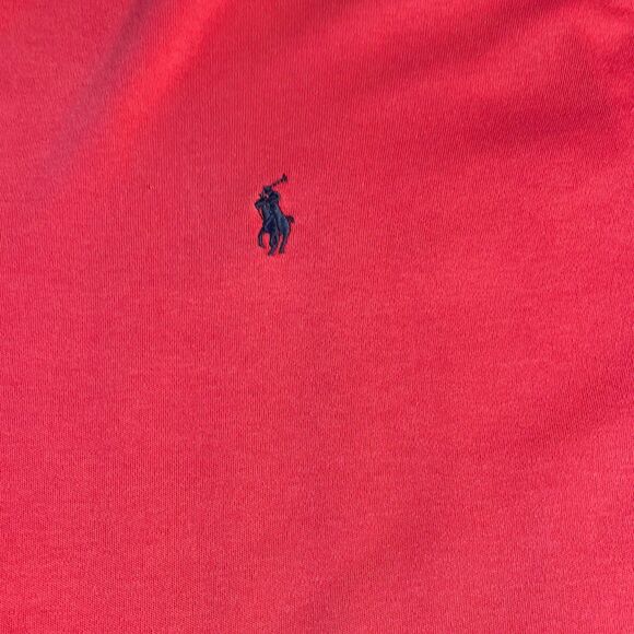 Polo Ralph Lauren Shirt Mens 4XB Red Short Sleeve Red Pony Big Tall Preppy - Picture 2 of 16